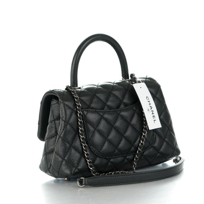 Chanel Caviar Quilted Mini Coco Handle Flap Black 3 of 7
