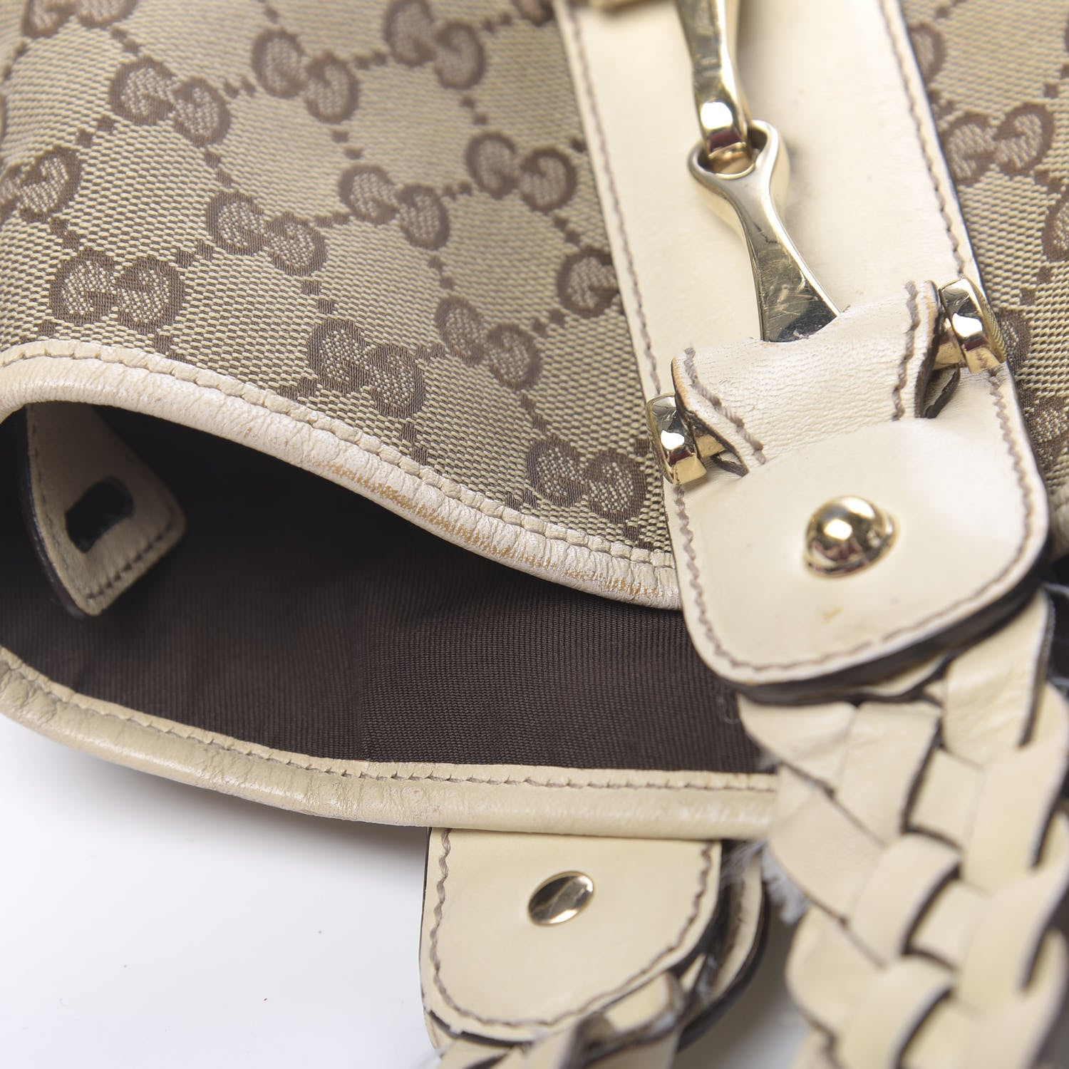 Gucci Monogram Small Pelham Shoulder Bag Off White 13 of 18