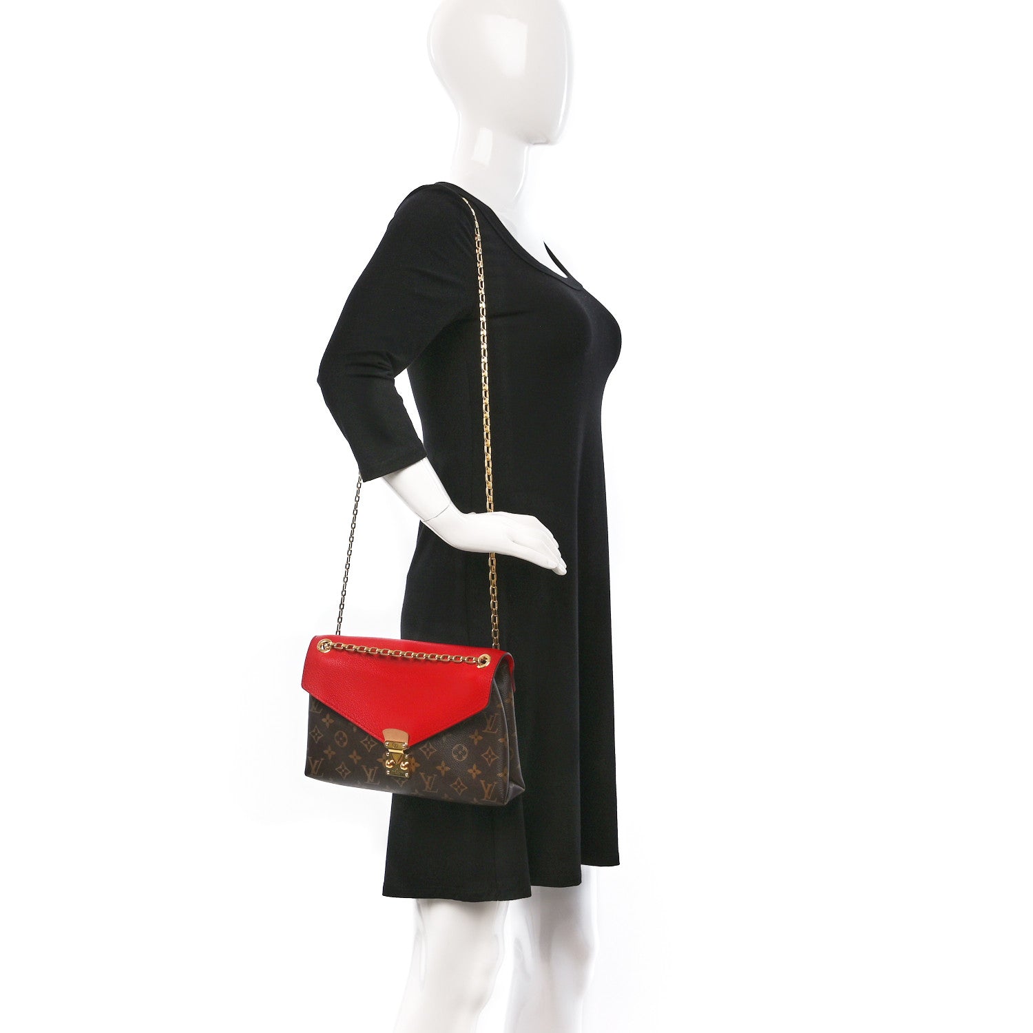 Louis Vuitton Monogram Pallas Chain Cherry 2 of 8