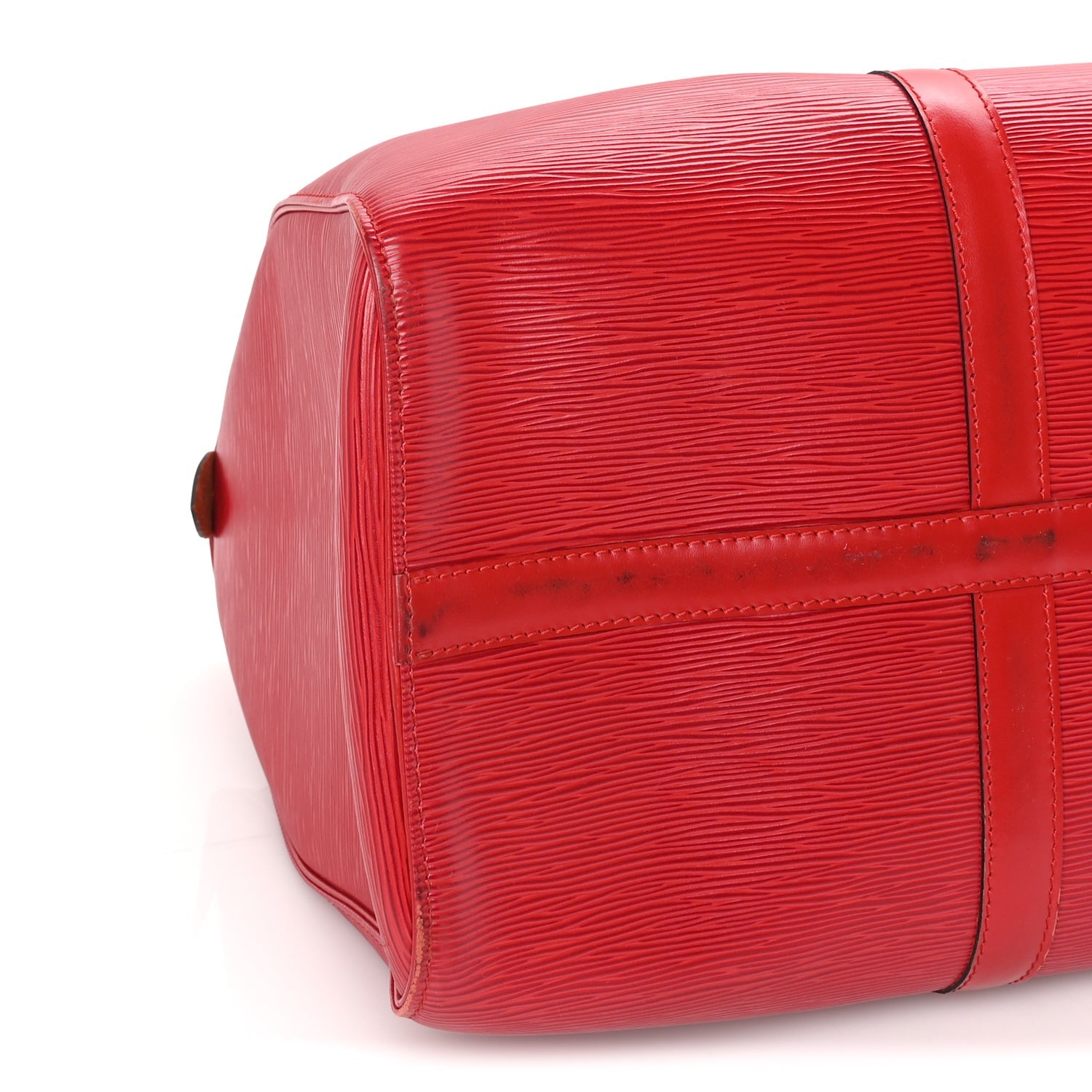 Louis Vuitton Epi Keepall 45  Castillan Red 7 of 8