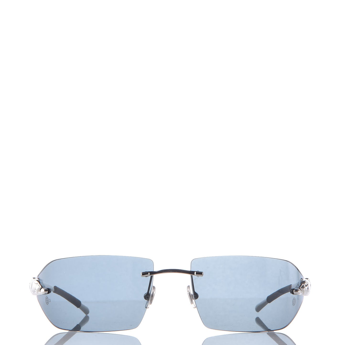 Panthere De Sunglasses Silver