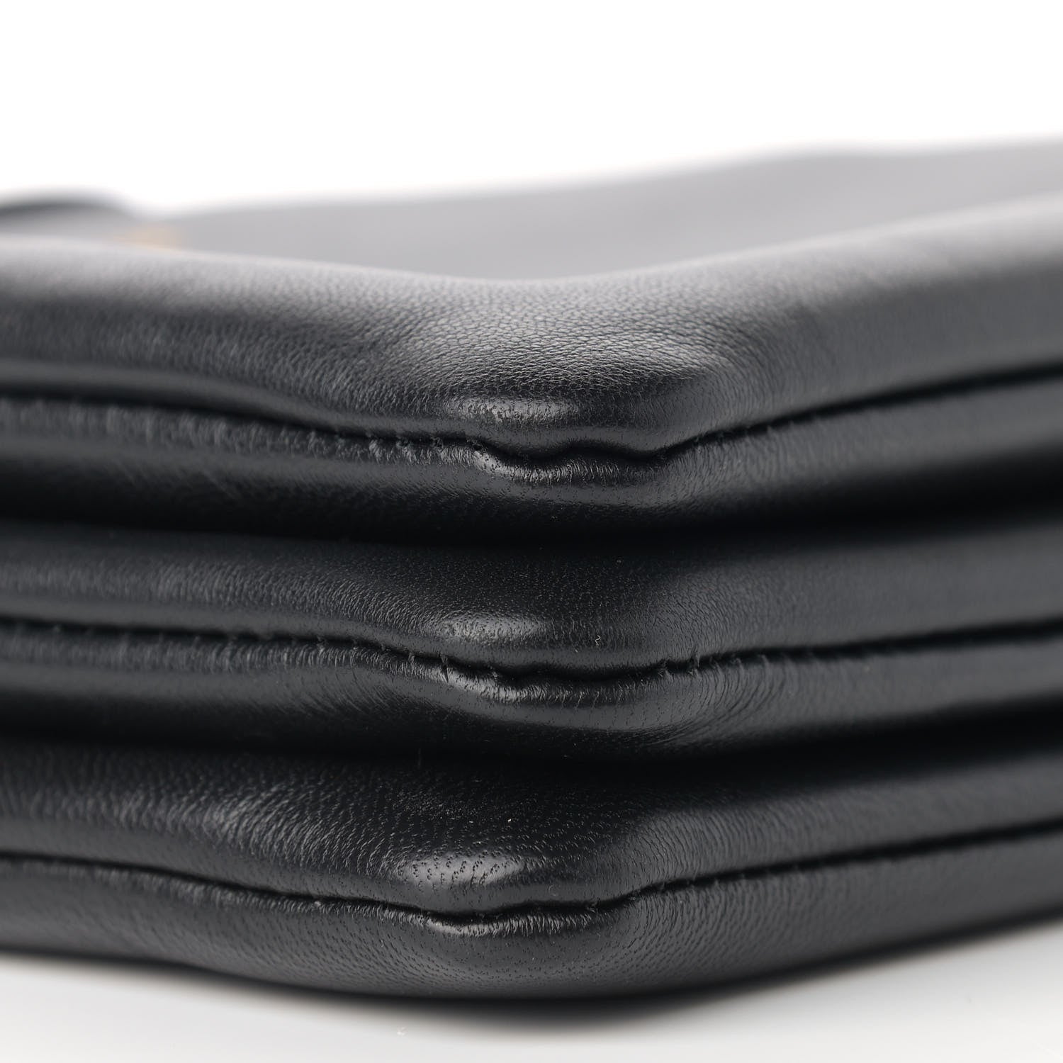 Celine Lambskin Large Trio Crossbody Bag Black 11 of 14