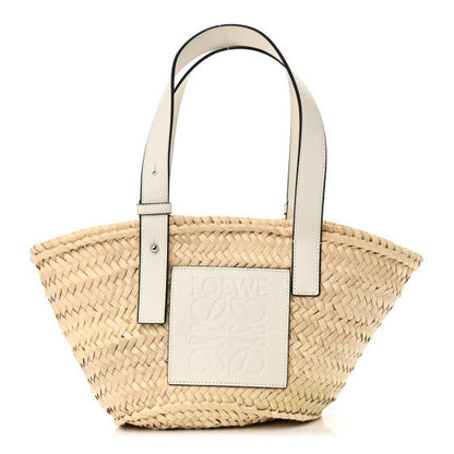 Loewe LOEWE Raffia Mini Basket Tote Bag Natural White 1 of 2