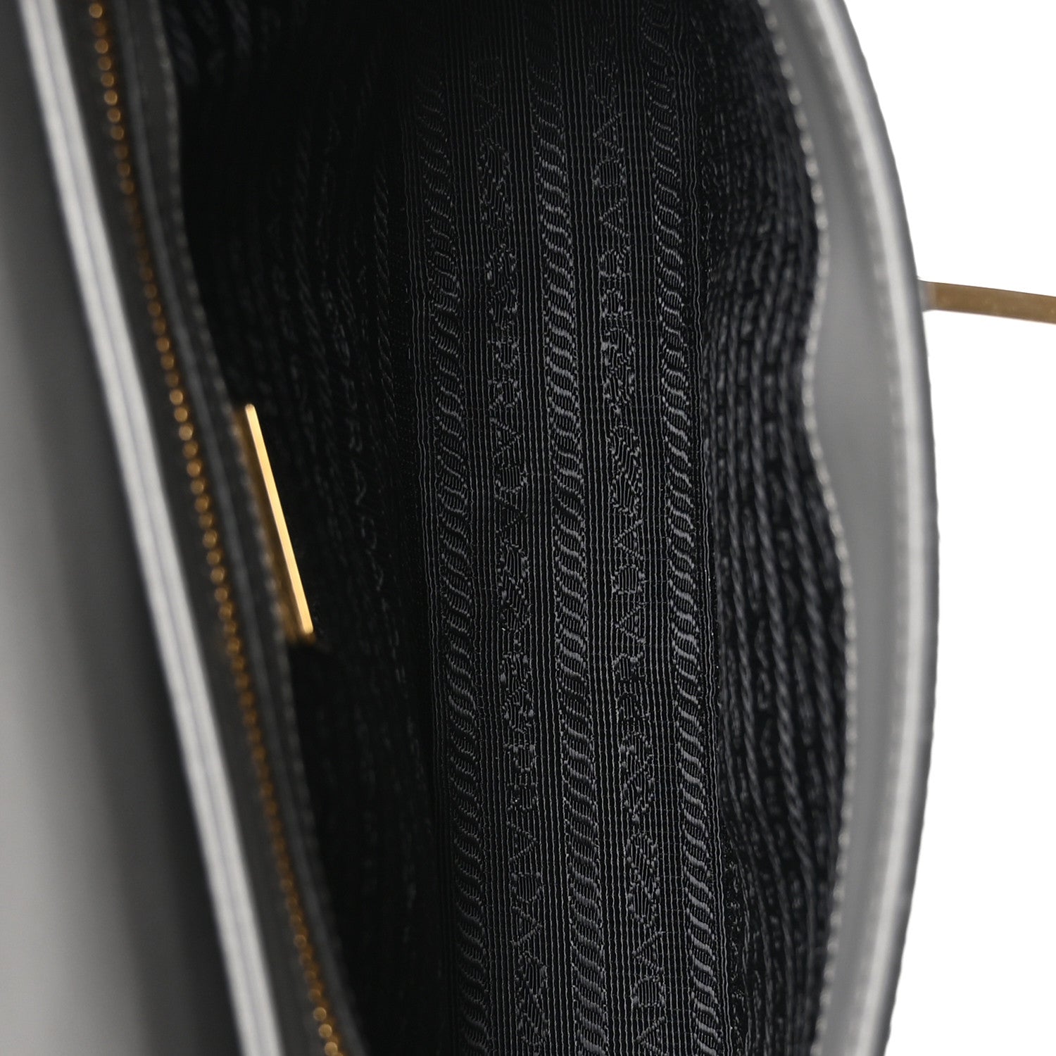 Prada Saffiano Lux Embleme Flap Shoulder Bag Grey 5 of 10