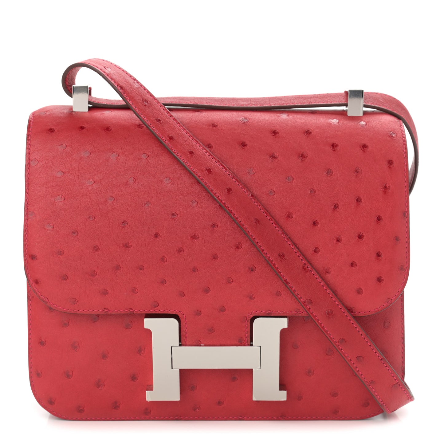 Ostrich Constance 24 Rouge Vif