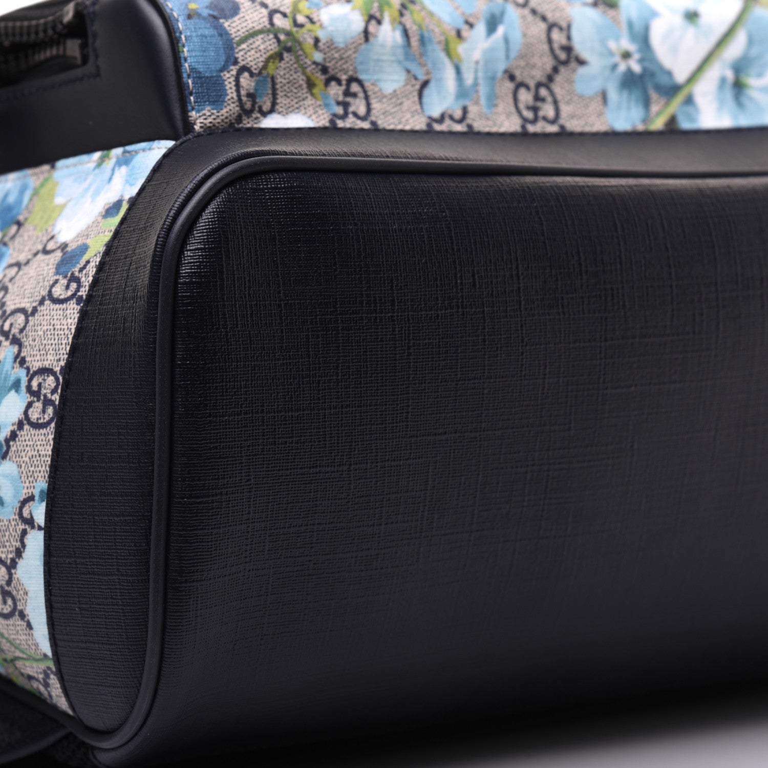 Gucci GG Supreme Monogram Blooms Medium Day Backpack Beige Blue Navy 5 of 15