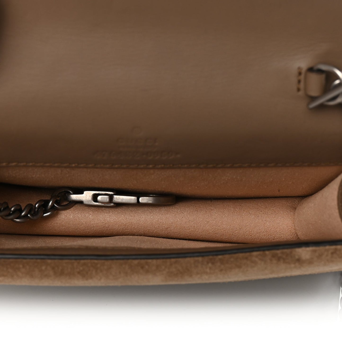 GG Supreme Monogram Super Mini Dionysus Shoulder Bag Taupe
