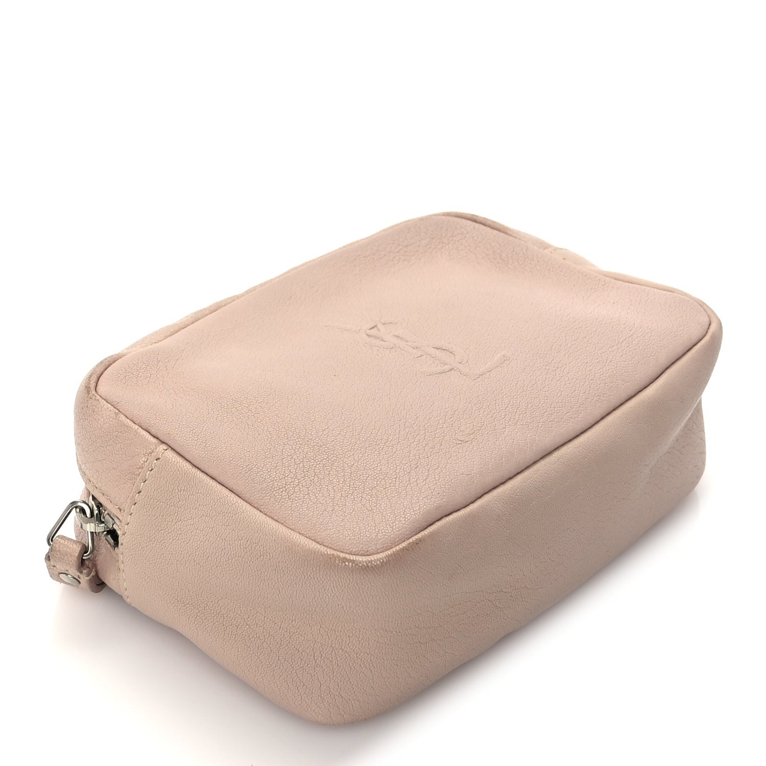 Saint Laurent Lambskin Monogram Lou Camera Belt Bag  Marble Pink 7 of 8