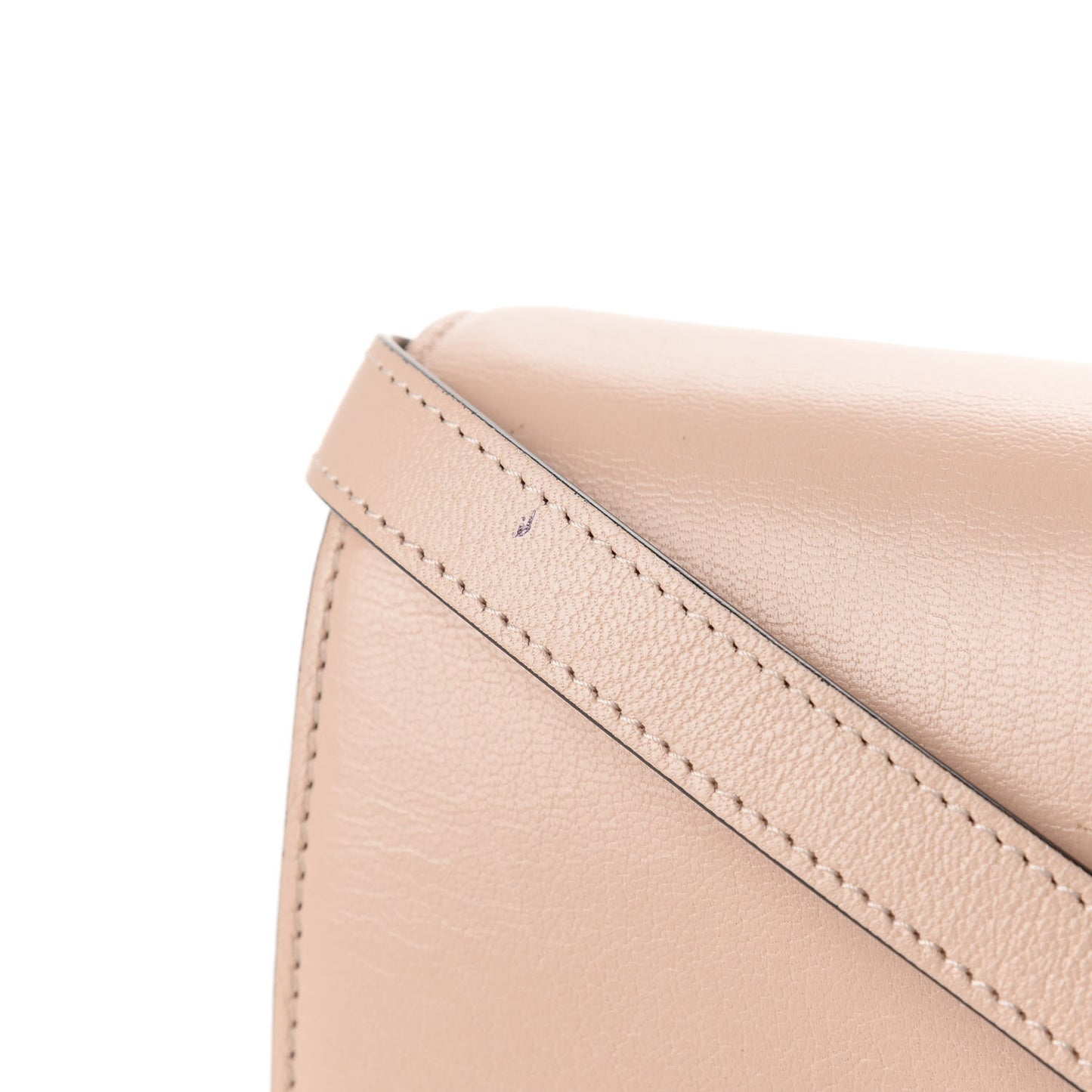 Shiny Goatskin Medium Classic Box Flap Bag Blush