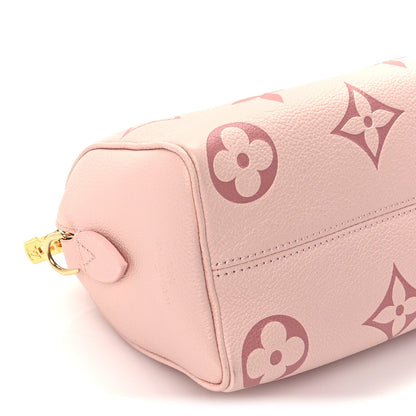 Louis Vuitton Empreinte Monogram Giant Speedy Bandouliere 20  Degrade Rose Pink 7 of 8
