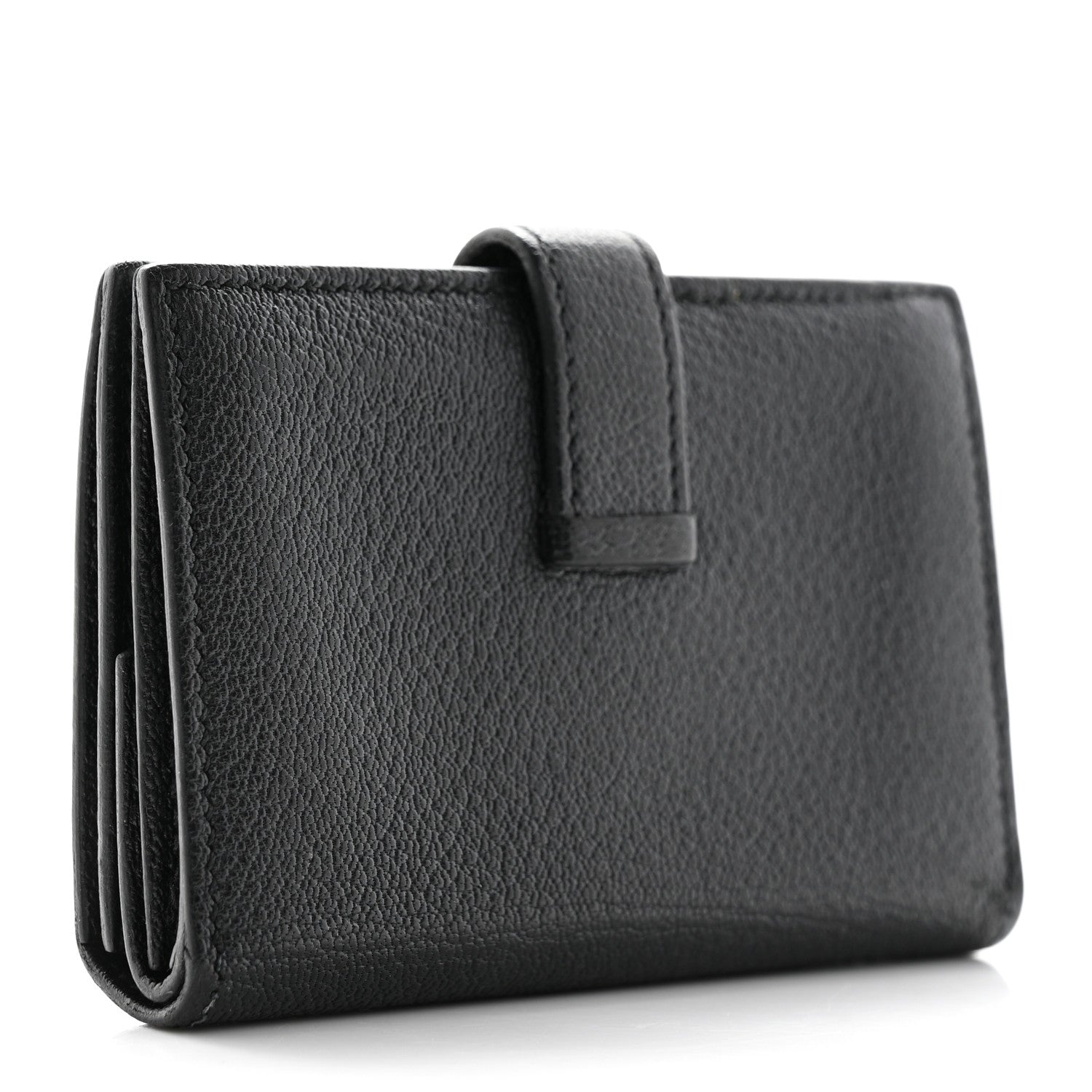 Hermes Chevre Mysore Mini Bearn Wallet Black 3 of 8