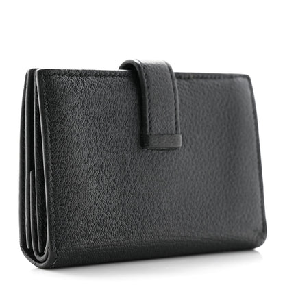 Hermes Chevre Mysore Mini Bearn Wallet Black 3 of 8