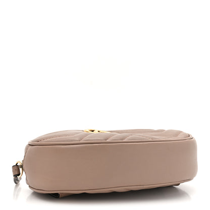 Gucci Calfskin Matelasse GG Marmont Belt Bag 95 38 Porcelain Rose 4 of 12