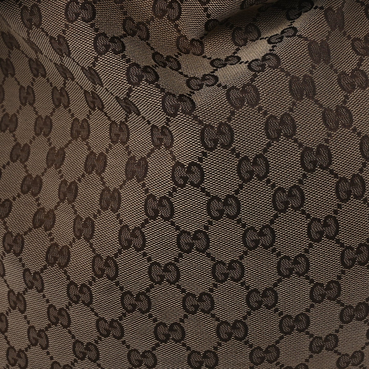 Monogram Large Wave Hobo Dark Brown