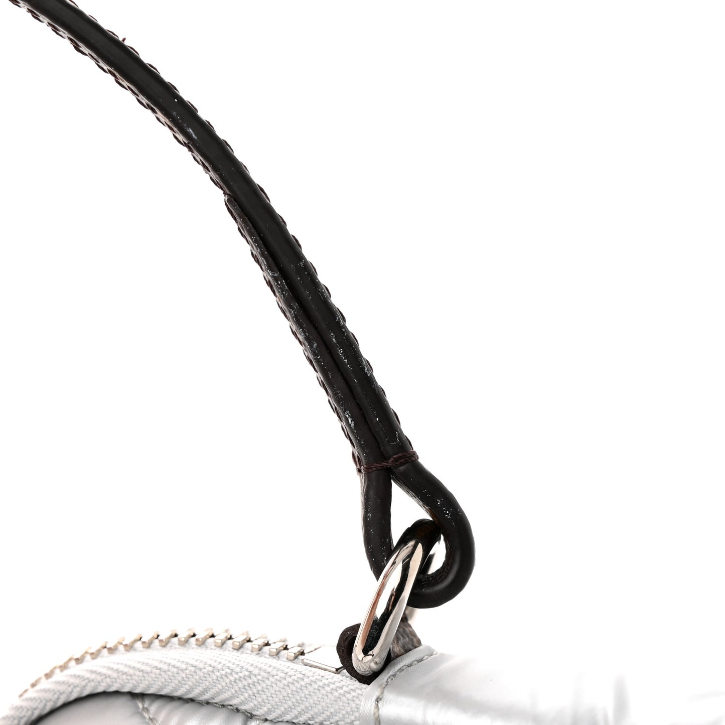 Econyl Monogram Pillow Phone Pouch Silver