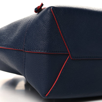 Louis Vuitton Soft Calfskin Lockme Backpack Marine Rouge 8 of 9