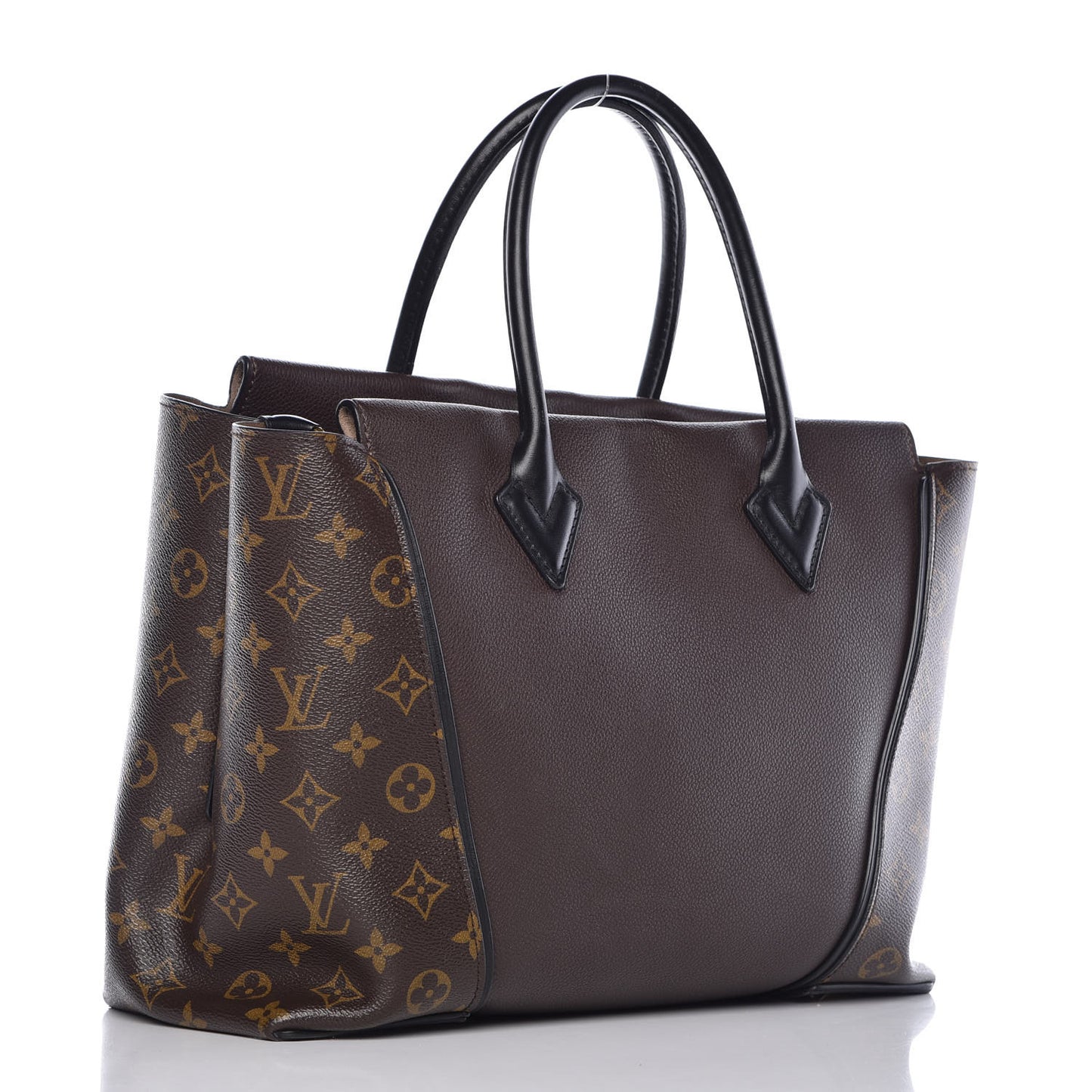 Veau Cachemire Monogram Tote W PM Chocolate