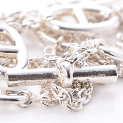 Hermes Sterling Silver Farandole Necklace 160 6 of 8