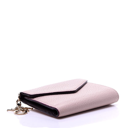 Christian Dior Bullcalf Diorissimo Medium Envelope Wallet Pink 5 of 9