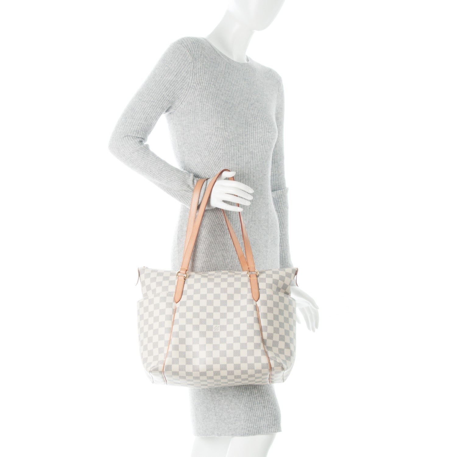 Louis Vuitton Damier Azur Totally MM 2 of 7