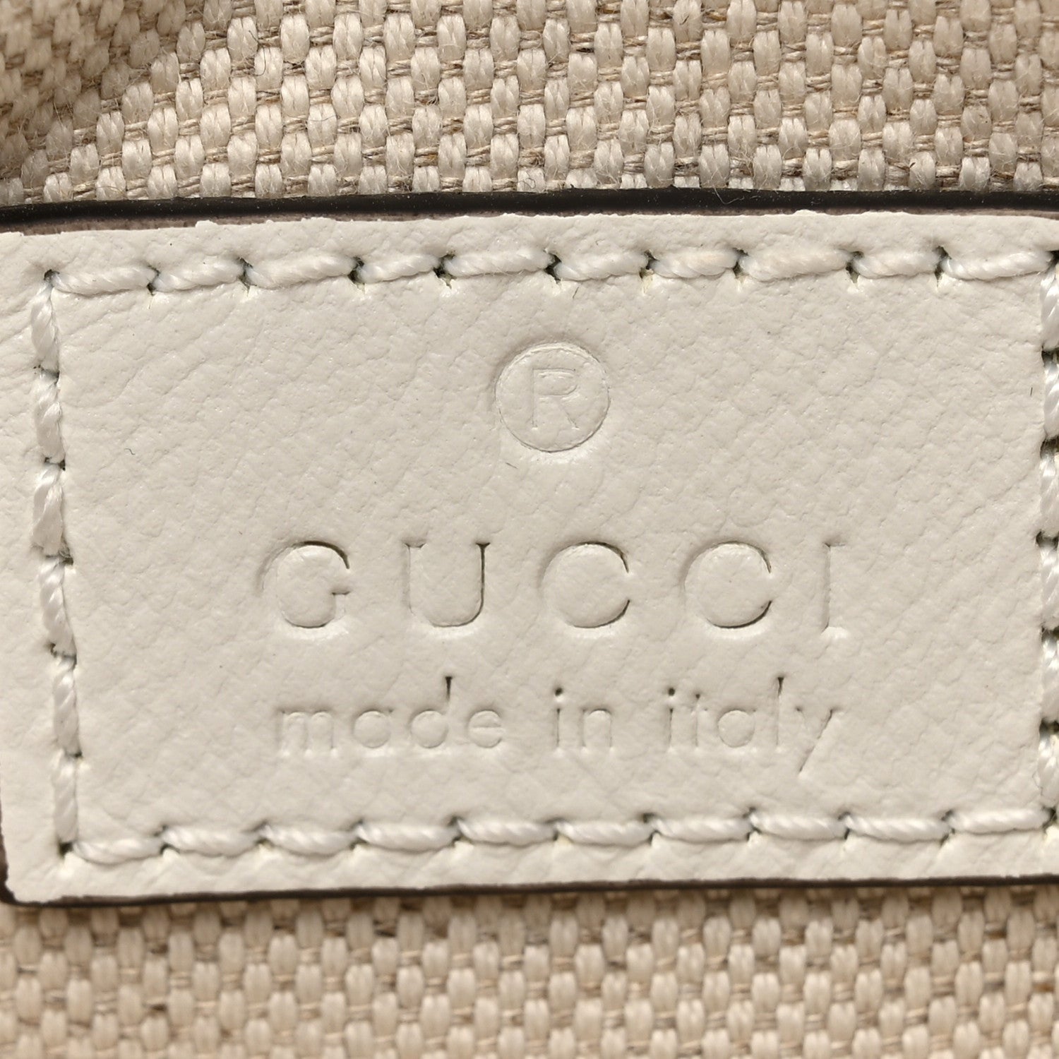 Gucci Calfskin Mini Horsebit 1955 Asymmetric Shoulder Bag Great White 6 of 7