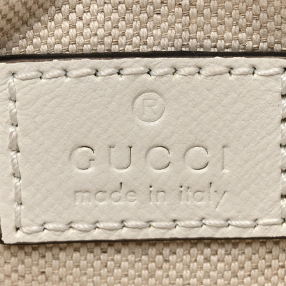 Gucci Calfskin Mini Horsebit 1955 Asymmetric Shoulder Bag Great White 6 of 7