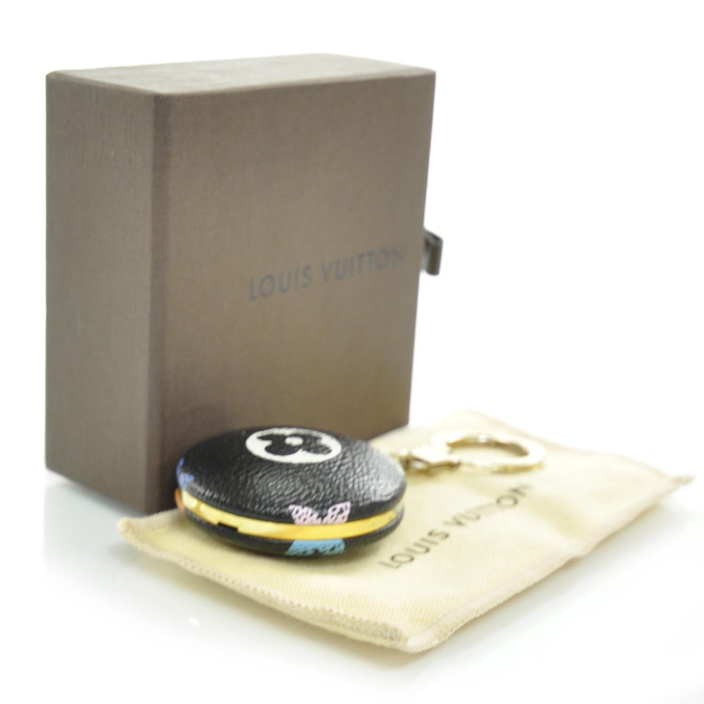 Monogram Multicolor Astropill Light Key Holder Black