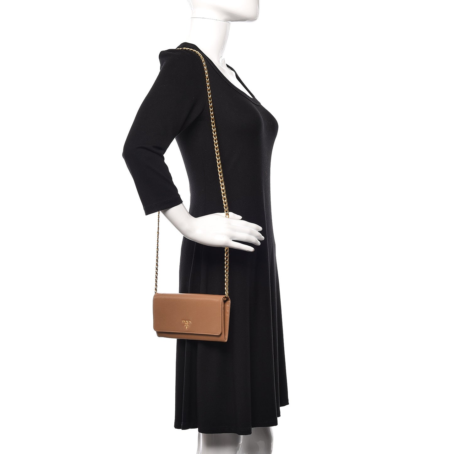 Vitello Move Chain Wallet Caramel