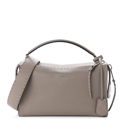 Fendi Cuoio Romano Selleria Lei Boston Tote Corda 1 of 9