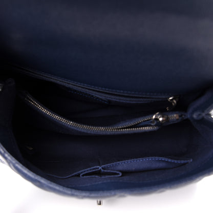 Chanel Caviar Quilted Small Coco Handle Flap Navy 6 of 12