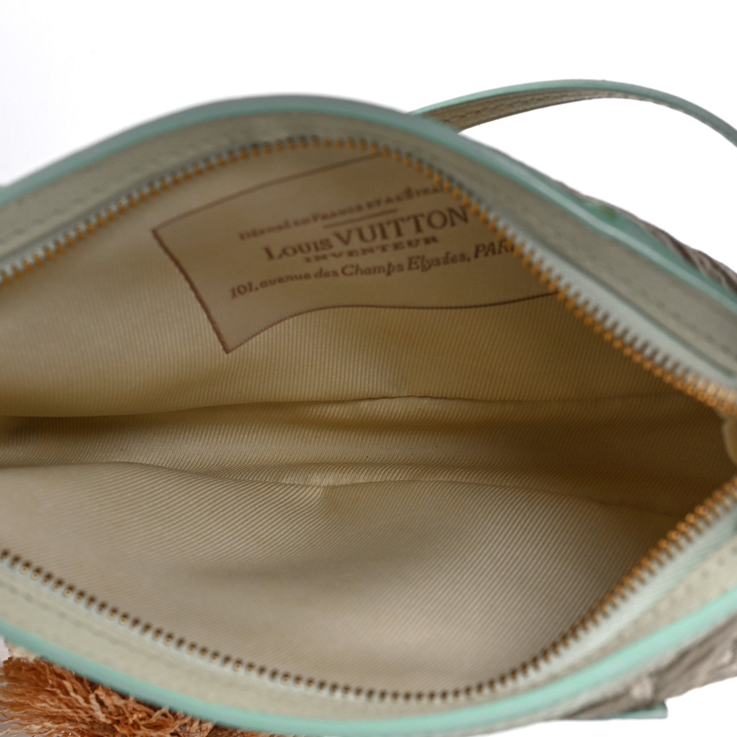 Louis Vuitton Monogram Sabbia Pochette Accessories Vert 5 of 8