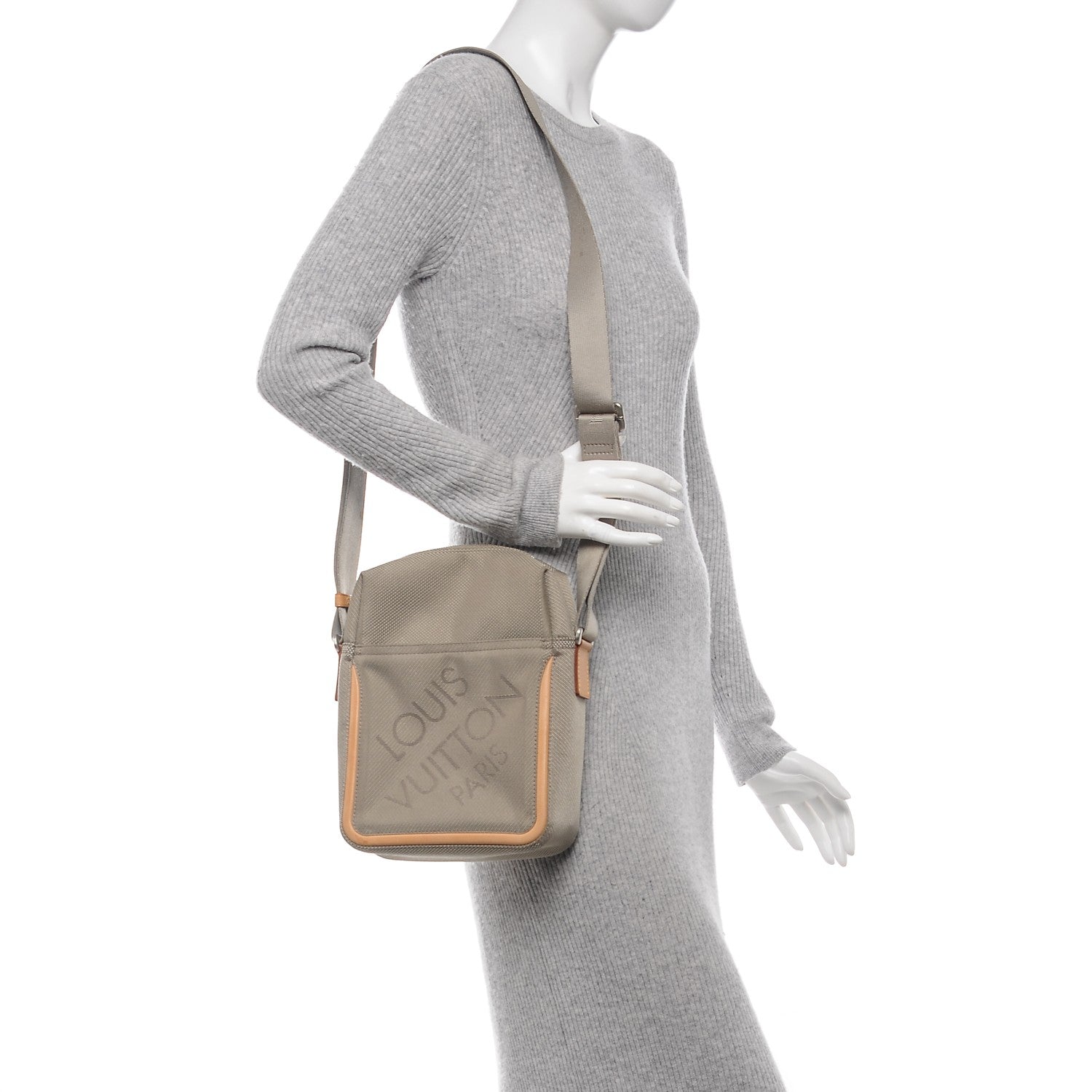 Louis Vuitton Damier Geant Citadin Messenger Sable 2 of 6