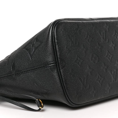 Louis Vuitton Empreinte Monogram Giant Neverfull MM Black 9 of 10