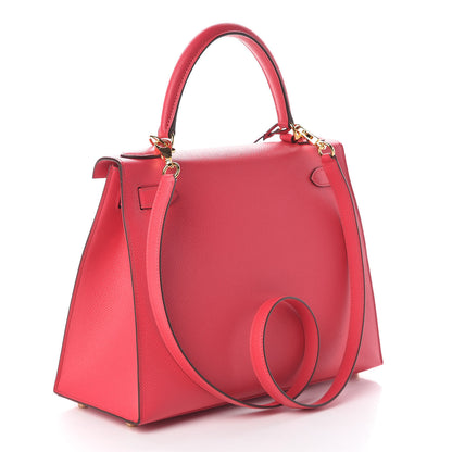 Hermes Epsom Kelly Sellier 28 Rose Extreme 3 of 40