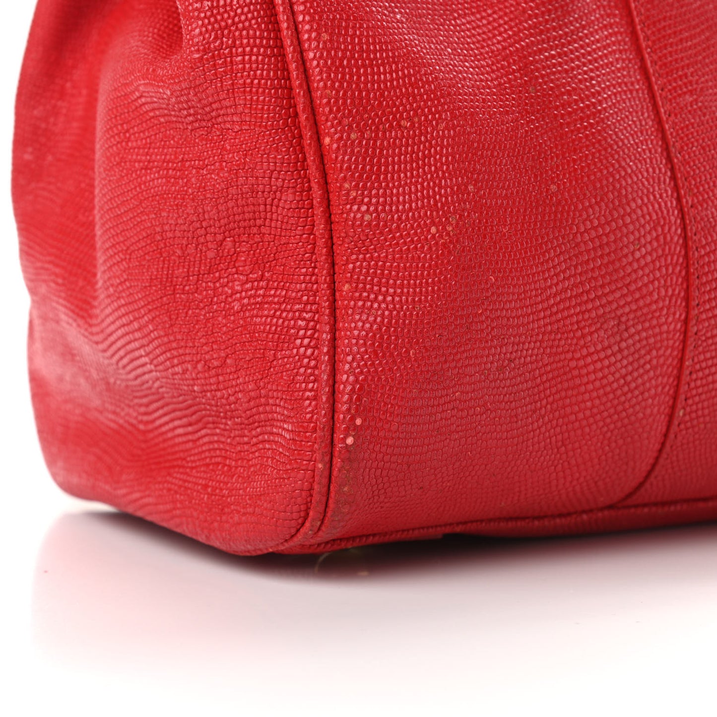 Lizard Embossed Calfskin Bayswater Red