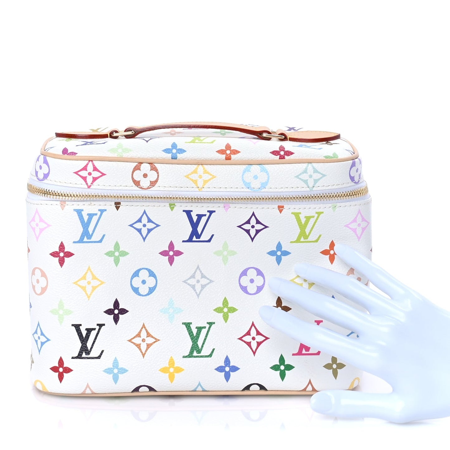 LV X TM Monogram Multicolor Nice BB  White