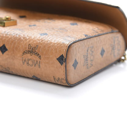 MCM Visetos Millie Wallet On Chain Cognac 10 of 10