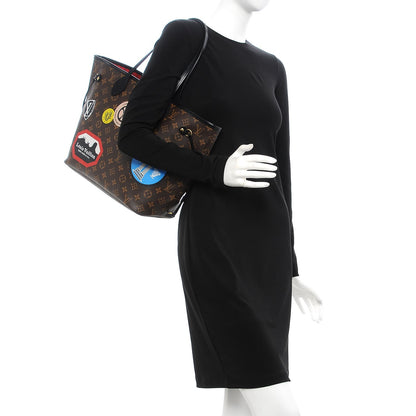 Louis Vuitton Monogram World Tour Neverfull MM 2 of 10