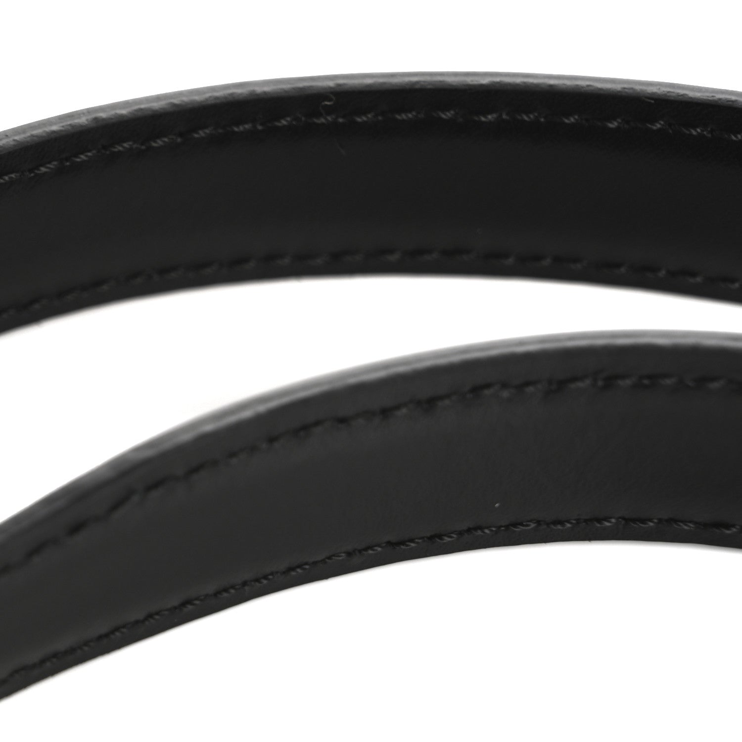 Celine Box Calfskin Small 25mm Triomphe Belt 70 28 Black 9 of 10