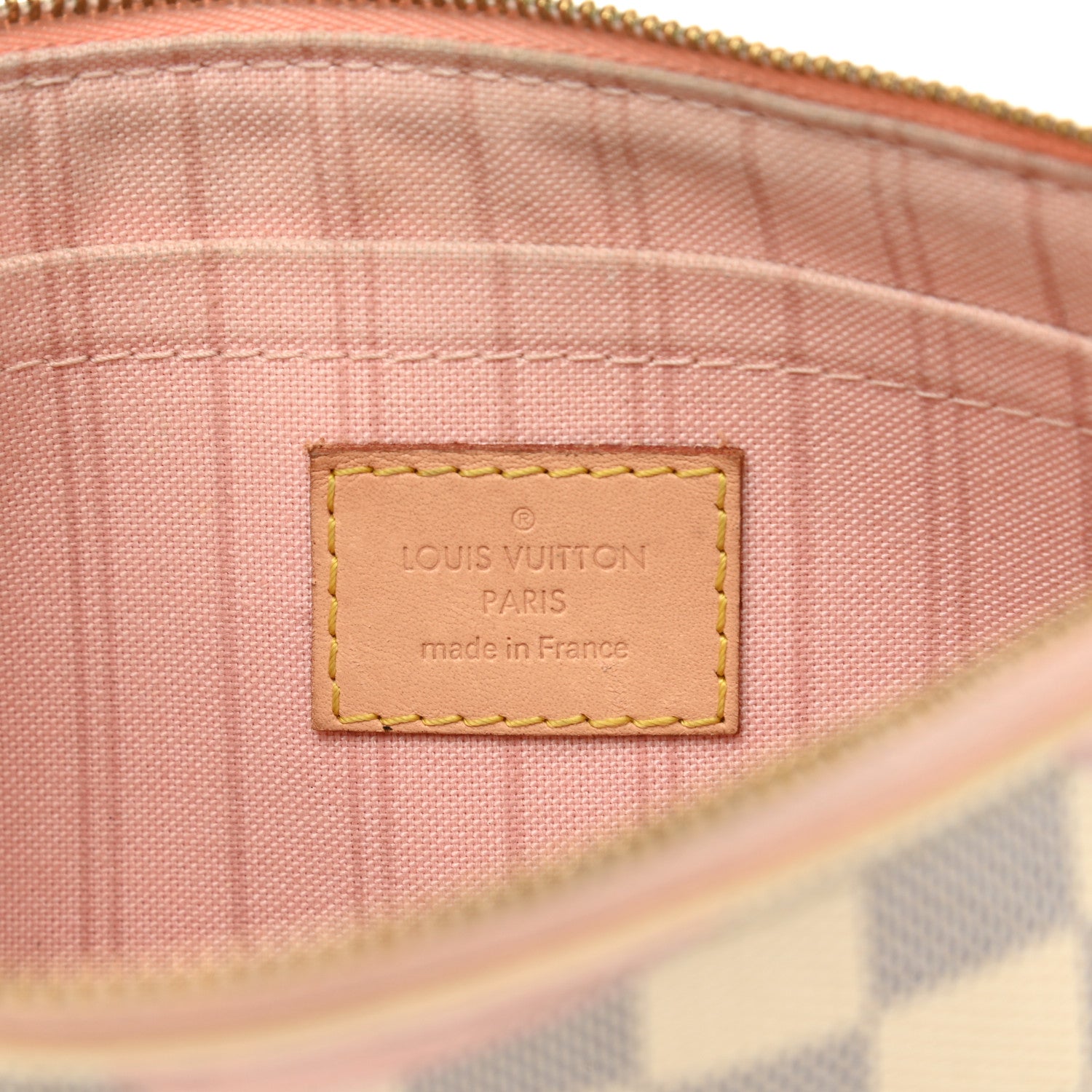 Louis Vuitton Damier Azur Tahitienne Neverfull MM GM Pochette 6 of 8