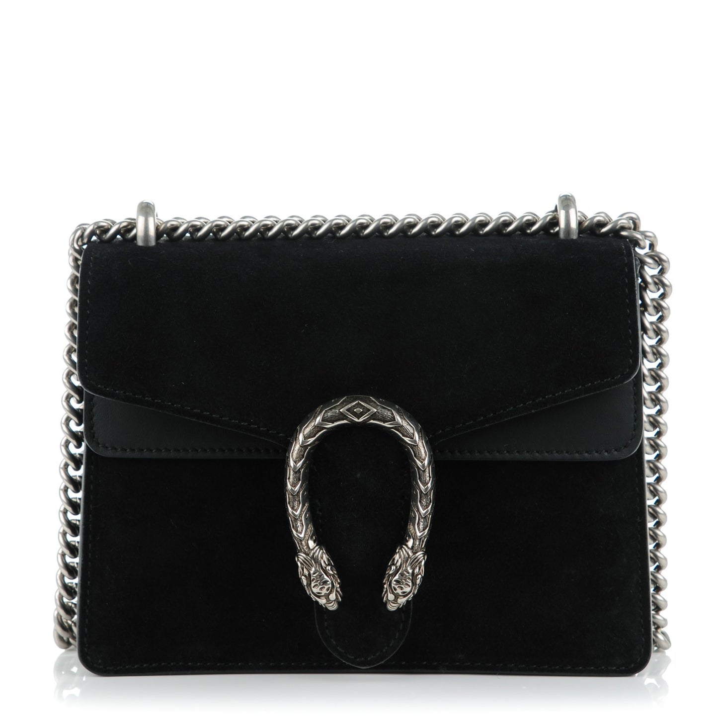 Suede Mini Dionysus Shoulder Bag Black