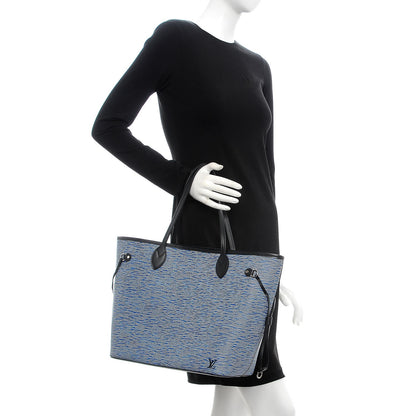 Louis Vuitton Epi Neverfull MM Denim Light 2 of 7