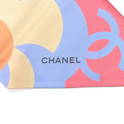 Chanel Silk CC Bandeau Scarf Multicolor 3 of 3