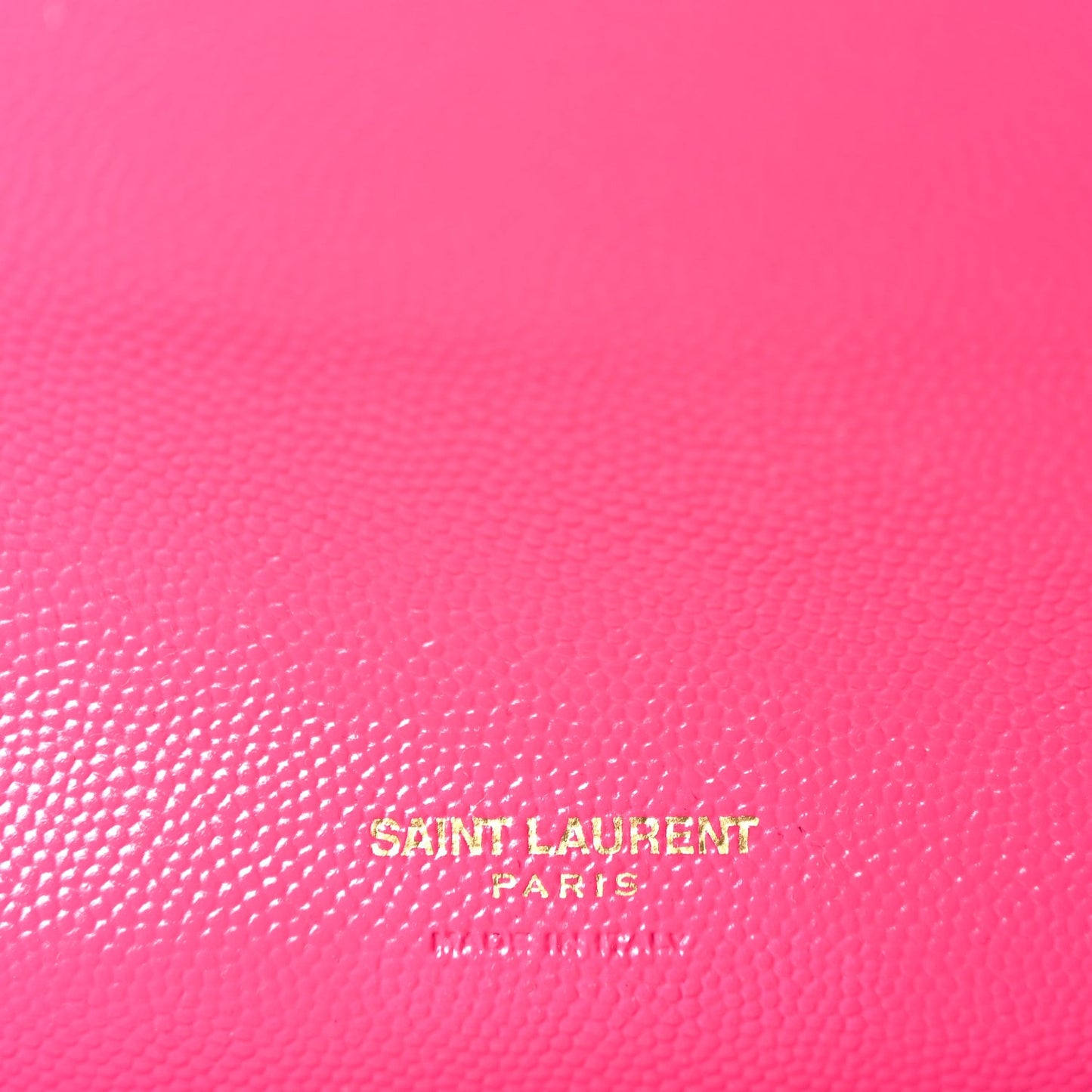 Grain De Poudre Matelasse Chevron Monogram Envelope Clutch Fuchsia Fuchsia