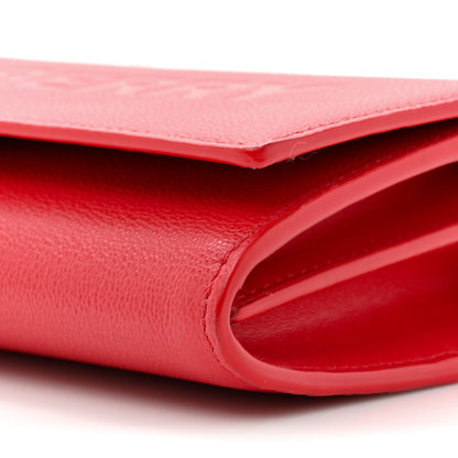 Burberry Calfskin Logo Hazelmere Wallet With Detachable Strap Red 8 of 13