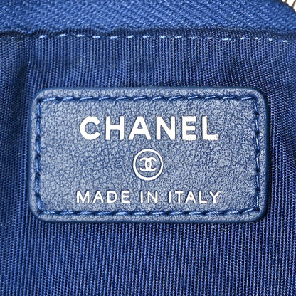 Chanel Caviar Quilted Incognito Classic iPhone Pouch  Blue 6 of 8