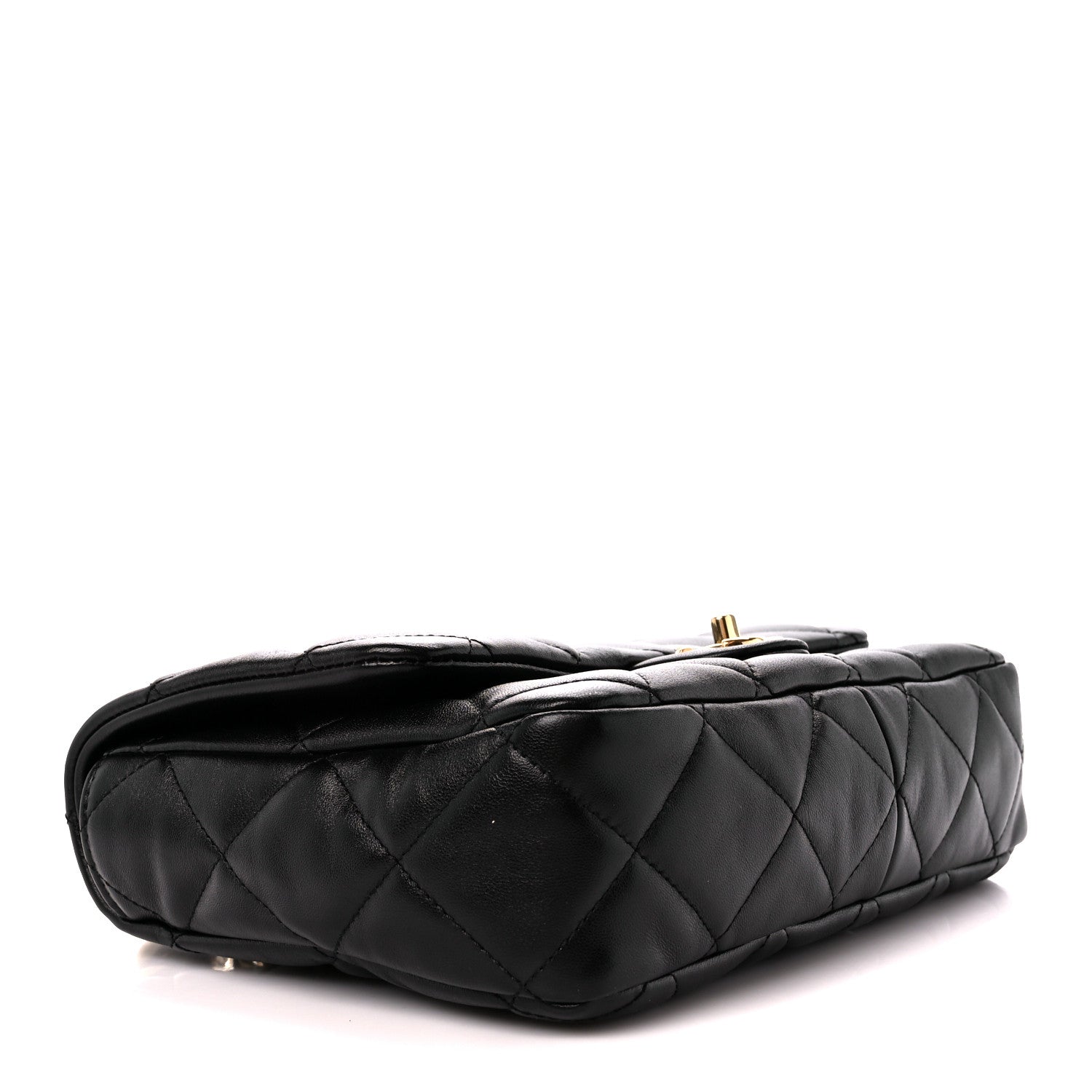 Chanel Lambskin Quilted Large CC Funky Town Flap Black 5 of 12