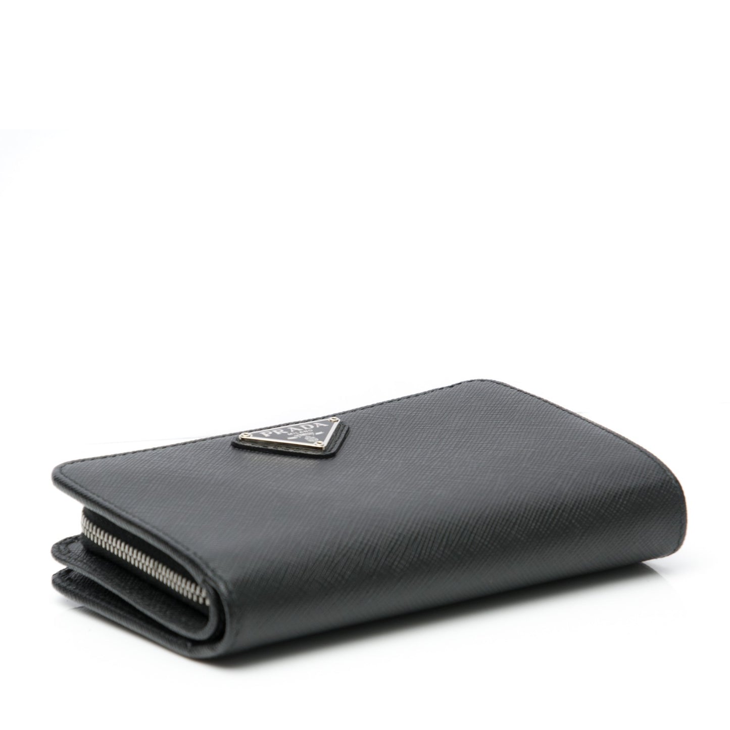 Saffiano Compact Wallet Nero Black