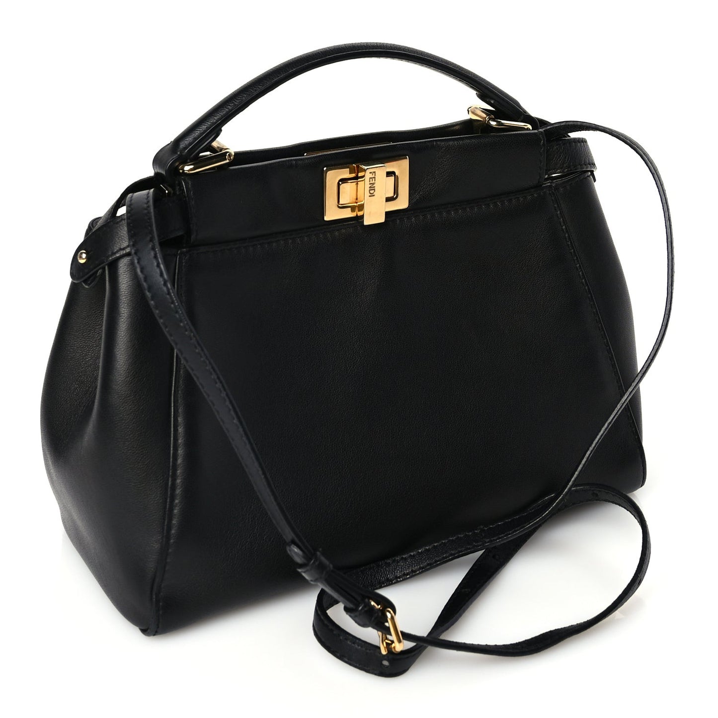 Nappa Mini Peekaboo Iconic Satchel Black