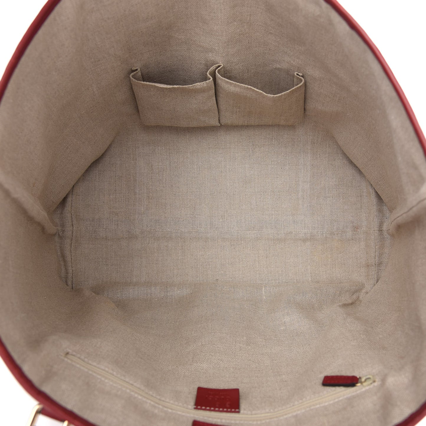 Microguccissima Large Joy Tote Red